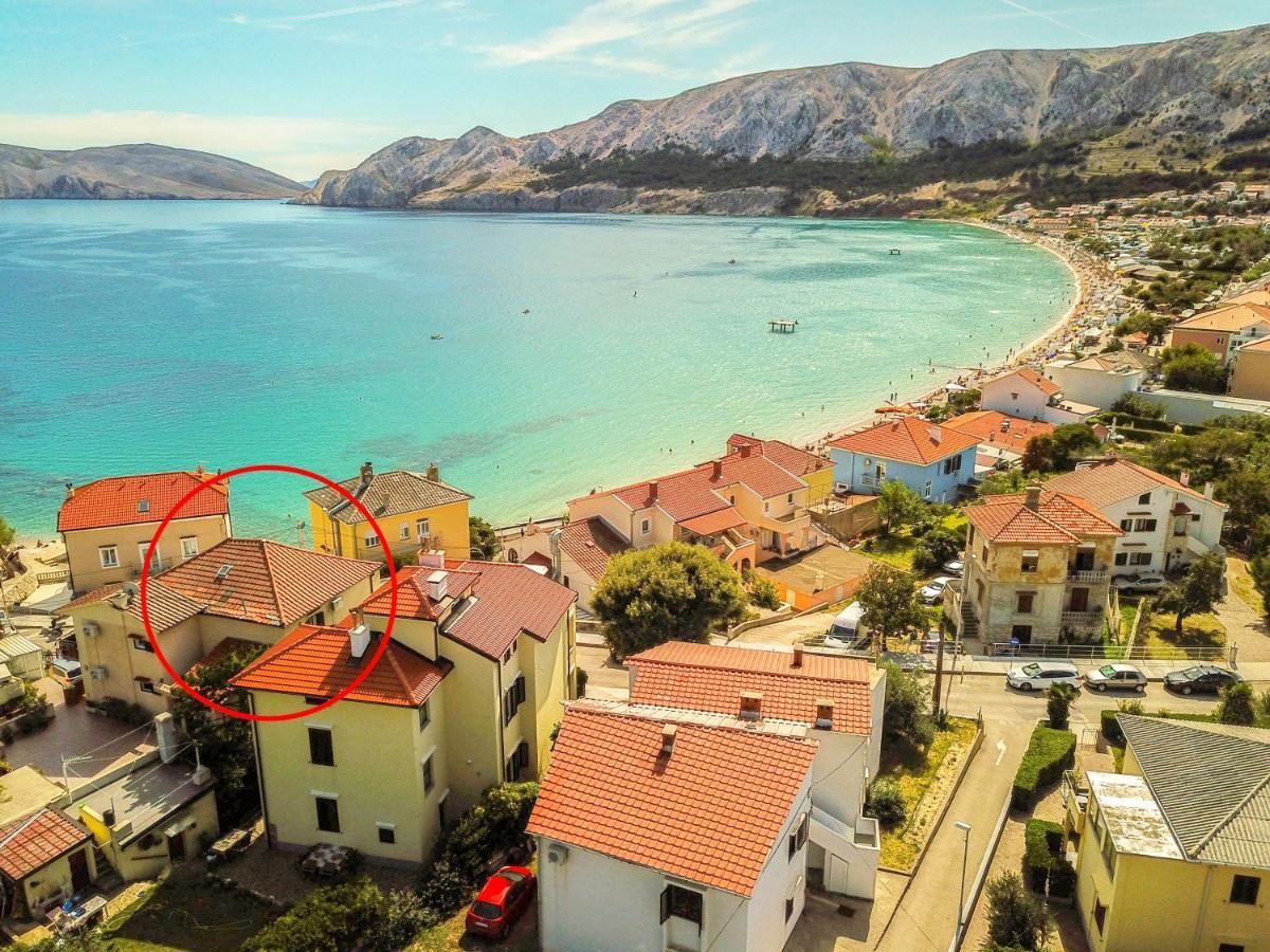 Apartments Marin With Sea View Baška Kültér fotó
